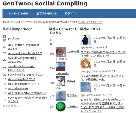 GenTwoo: Social Compiling